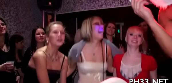  Guys in club leaking anyone’s twat and fucking  any one in same time